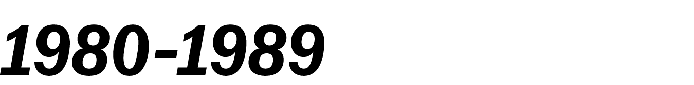 1980 1989 