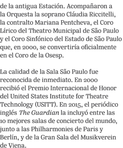 de la antigua Estaci n. Acompa aron a la Orquesta la soprano Cl udia Riccitelli, la contralto Mariana Pentcheva, el C...