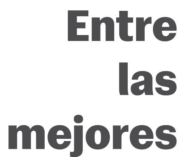 Entre las mejores