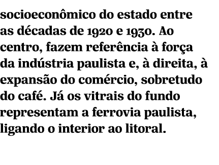 socioecon mico do estado entre as d cadas de 1920 e 1930. Ao centro, fazem refer ncia  for a da ind stria paulista e...